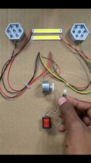how to make mini d c motar janretar crant the balb 💡 experiment #saensh #project #dcmotor