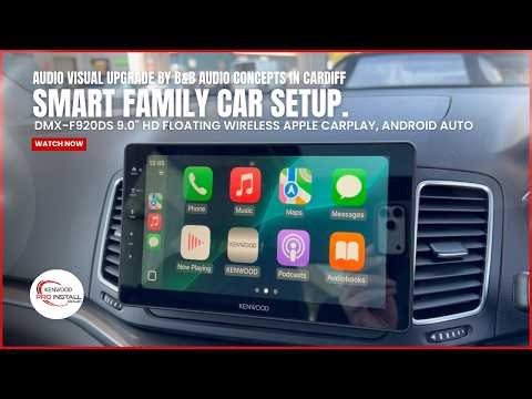 Seat Alhambra Gets 9" Adjustable Wireless CarPlay Screen With Full Integration KENWOOD DMX-F920DS