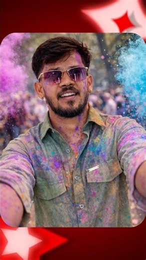 Holi 2026 Special AI Photo Editing Trick #ytshorts