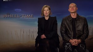 Rosamund Pike and Josha Stradowski Detail 'The Wheel of Time' Season 3