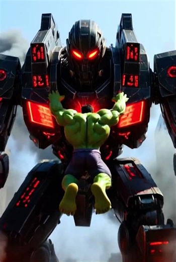 HULK vs GIANT WAR ROBOT 🤖 | Hulk Destroys the Steel Monster | Epic Hulk Fight