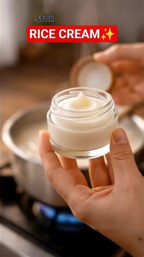 DIY Rice Cream for Soft, Glowing Skin ✨ | Simple Homemade Skincare