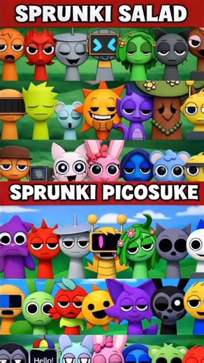 🥗 Sprunki Salad Meets Picosuke – Fun Crossover! 🎶🔥