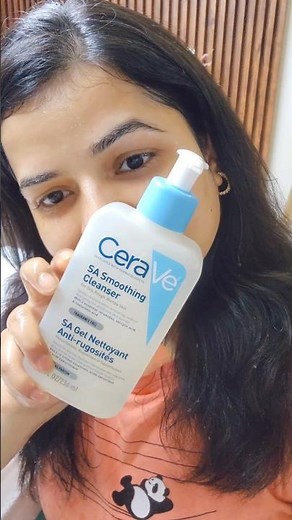 Cerave SA Smoothing Cleanser review ✨ #skincare #cerave #ceraveskincare #shorts ‪@cerave‬