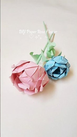 🌹✨ Easy Origami Rose Tutorial | DIY Paper Flower Craft #origami