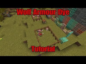 How To Dye Wolf Armour In Minecraft