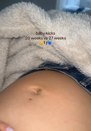 Baby Kicks Progression: 20 Weeks vs 27 Weeks