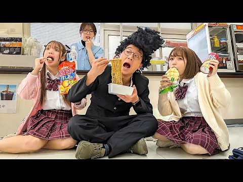 【迷惑行為】コンビニの商品を会計する前に食べちゃいました・・・・・【寸劇】