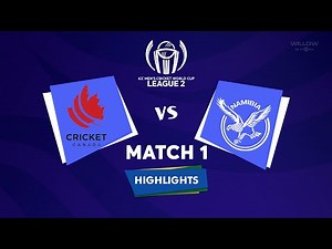 Highlights: 1st Match, Canada vs Namibia | 1st Match - CAN vs NAM