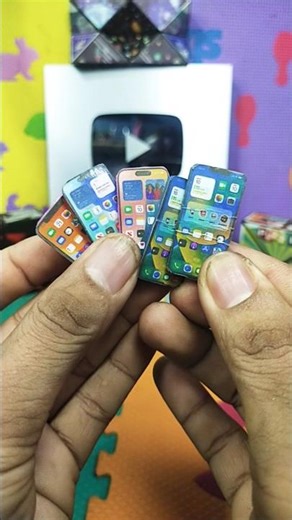 5 miniature iPhones #shorts