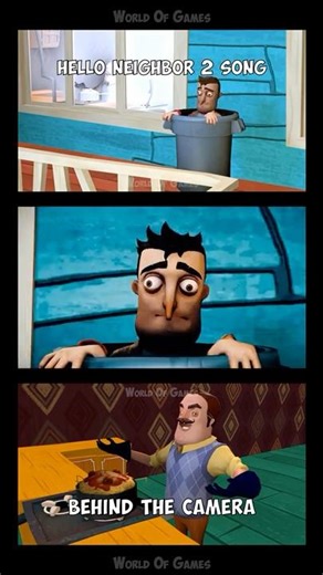 Hello neighbor 2 song (JT Music) Behind The Camera (Behind The Scenes)