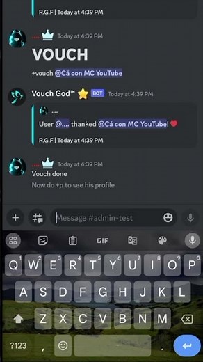 VOUCH BOT FOR DISCORD AND CODE #totalgaming #discord #discordbot #server