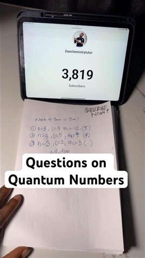 Live highlight—Quantum Numbers( 2026 JAMB CHEMISTRY) #jamb #chemistry #science #quantumchemistry