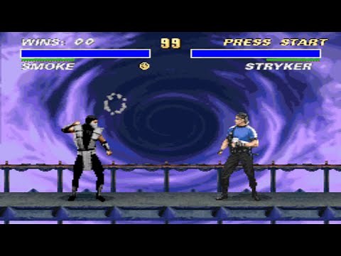 Ultimate MK3 [SNES] - play as Human Smoke