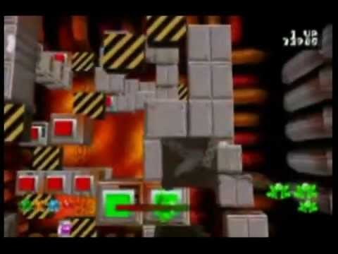 Frogger (PSX) Walkthrough Machine Zone: 4-2 Platform Madness