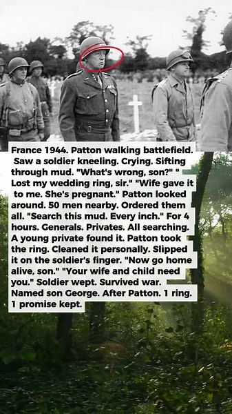 What Patton Said When He Found a Soldier Crying Over His Wedding Ring in the Mud | Military History