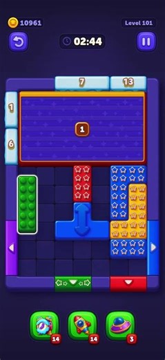 Block Out! Level 101 Solution | Color Sort Puzzle Gameplay Walkthrough