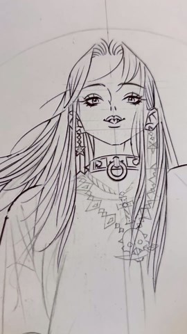 今井鉄朗 | How to draw ‘Alien-loving Girl 👽’ #howtodraw #drawingprocess #ballpointpendrawing #drawing #art #illustration | Instagram