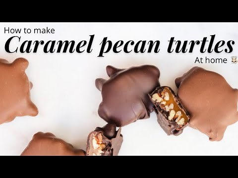 How to Make Your own Turtles | Make Your own Turtles at Home #chocolateturtles #caramelpecanturtles