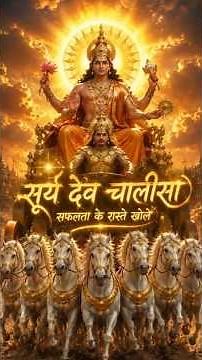 Surya dev chalisa with lyrics | श्री सूर्य देव चालीसा #suryadev #सूर्य #bhakti