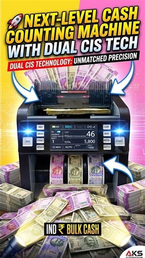 🛡️ Science of Instant Cash Counting: Dual CIS and Image Processing 🛡️#shorts#cashcountingmachine