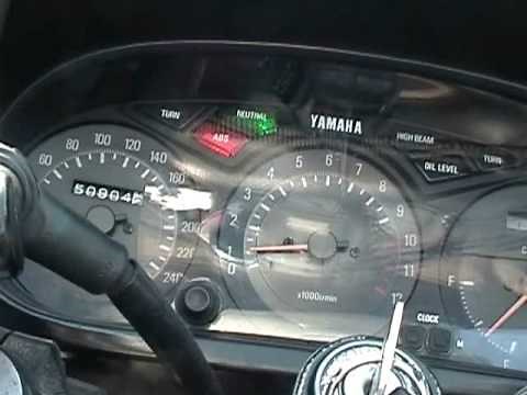 YAMAHA FJ1200 (3XW,1991) Acceleration 0-100kmh