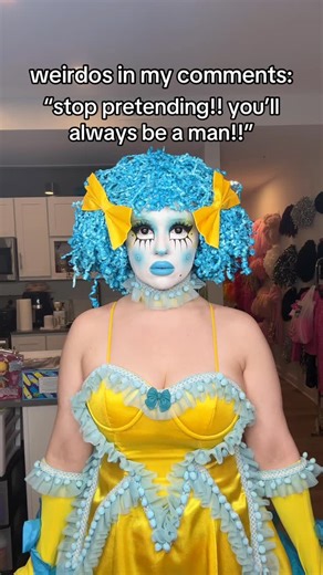 Sweet Pickles on Instagram: "they transphobe’d so hard they confused themselves 💀 #dragqueen #dragmakeup #dragartist #lgbtq"
