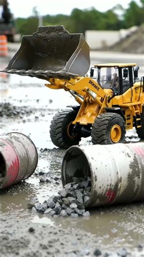 Epic RC Front Loader Action! 🚧 Toy Construction Site Fun!