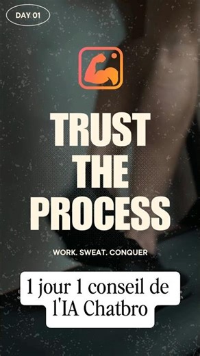 1 jour 1 conseil musculation par l’IA de Chatbro l’app conçue pour les pratiquants de musculation 💪