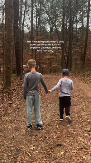 I never want to take for granted the heart my neurotypical son has, or how crucial he is in ways that often go unseen. 🤍 #autismawareness #autismsiblings #momlife #neurospicy #autismparent