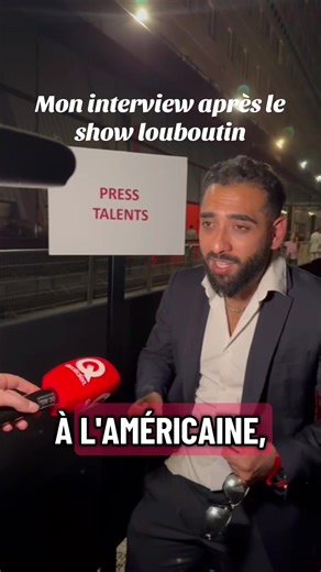 #christianlouboutin #quotidien #tf1 #fashionweek #interview