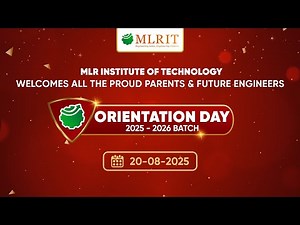 MLRIT Orientation Day 2025-26