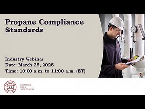 Propane Compliance Standard Webinar - March 25, 2025