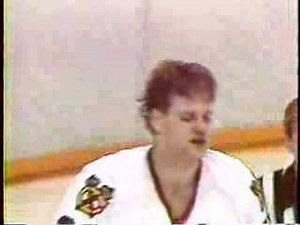 January 11, 1987 - Red Wings/Blackhawks (Probert decks Nylund)