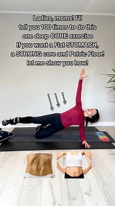 74K views · 165 reactions | Strong 10-20 second hold each side : 3 times! Or let me teach you in my 7 day Flat stomach challenges here  KimmyFitness: Restore Your Core -Exclusive 7-Day Flat Belly Challenge ps ankle weights are optional  #flatstomachchallenge #FlatStomach #diastasisrecti #menopausebelly #coreworkoutsforwomen #pelvicfloorexercises a great one for lower back pain and pelvic floor | Kimmyfitness | Facebook