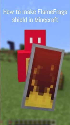 How to Make FlameFrags Shield In Minecraft