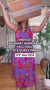 10K views · 89 reactions | Walmart midsize workwear fall haul! These items go from desk to date night so easily! And the last dress can be a fall guest wedding guest dress! Type the word “DESK” and I’ll send ya the details! #walmartfashion #walmartfinds #MidSizeFashion #workwearstyle | Shelli Enright | Facebook