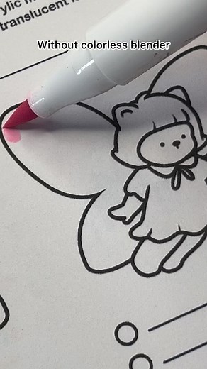 Do you reach for a colorless blender when blending—or do you skip it entirely?😊😊 Sometimes I forget it exists😅 #coloringtutorial #ohuhumarkers | Elgee Colors