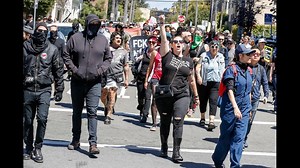 Berkeley police arrest 20 during Sunday protests at 'No to Marxism' rally