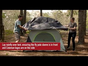 How to Set Up Your Coleman SkyDome 2-Person Tent with Rainfly