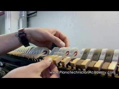 How to Install New Piano Hammers - How to replace piano hammers