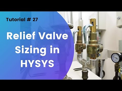 Pressure Relief Valve Sizing in HYSYS