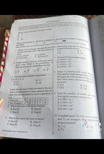 Mock Question Papers for 2025 BECE Candidates