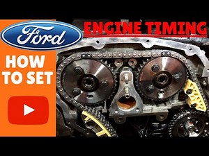 How to set the timing of the engine of a Ford Transit 2.2 or 2.4 TDCi