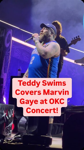 Teddy Swims covers Marvin Gaye “What’s Going On” during OKC concert! #teddyswims #okc #concert #marvingaye | KJ103