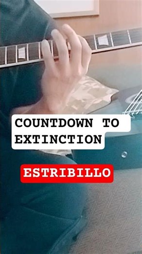 Countdown to extinction Riff chorus