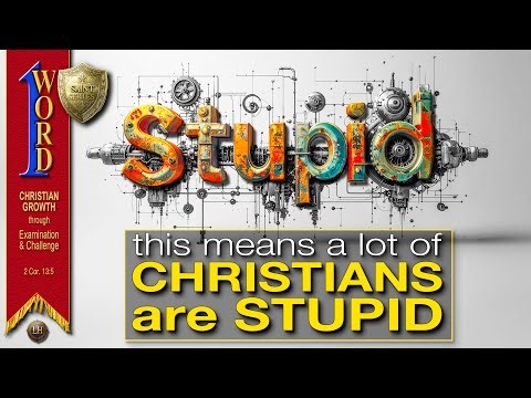 Stupid Christians - at least according to Solomon