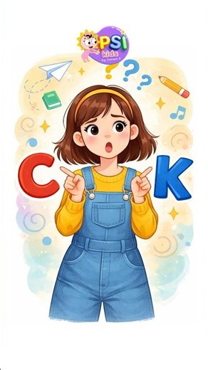 ✨ C vs K Made Easy | Simple Phonics Trick for Kids ✨