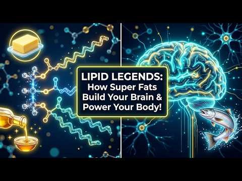 Lipid Legends: How Super Fats Build Your Brain & Power Your Body!