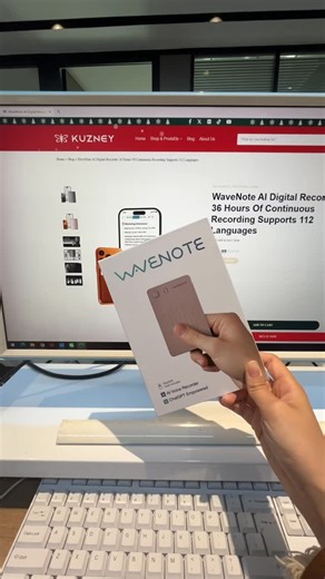 Allen He (He Ling) on Instagram: "Merry Christmas! I finally GET Wavenote AI voice recorder even though I still work today #wavenote"